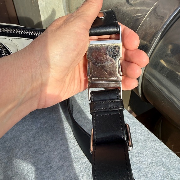 Alexander Wang White Lambskin Leather Attica Fanny Pack Belt Bag - Picture 13 of 15